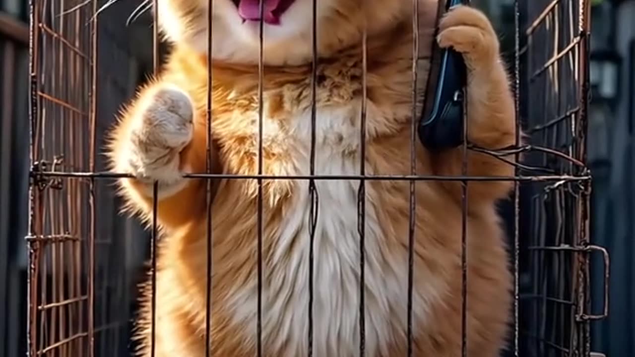 Ai cat short video