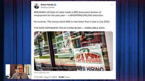 Chuck Schumer lies about the 800k jobs the government said they added▮The Jimmy Dore Show