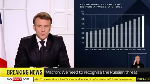 🚨 BREAKING: French President Macron addressed all Europeans to prepare for war with Russia