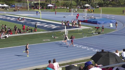 Girls 400 Meter Hurdles Heat 2 High School Sam Burley Hall of Fame Invitational 2025