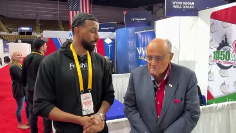 Myron of Fresh and Fit interviews Rudy Giuliani