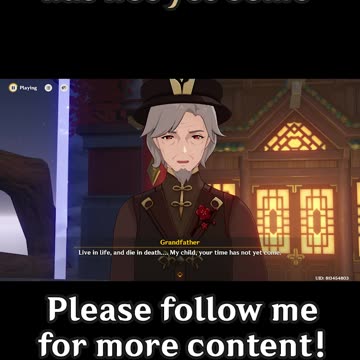 "My child, your time has not yet come" FULL