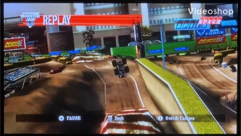 Another front flip in Monster Jam Path Of Destruction