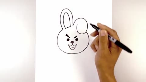 How to Draw BT21 Cooky Step-by-Step Tutorial for Beginners