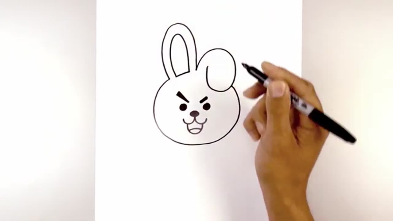 How to Draw BT21 Cooky Step-by-Step Tutorial for Beginners