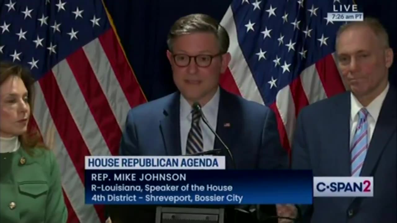 🚨BREAKING: Speaker Mike Johnson has announced that Congress will