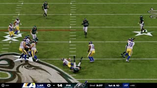 Rams @ Eagles NFC Playoff Full Game - Madden NFL 25