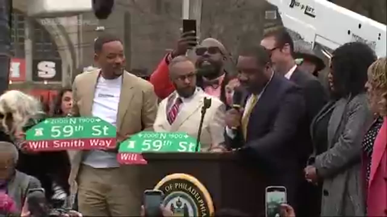 Will Smith gets a street named after him in Philadelphia