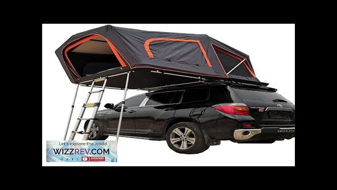 4 person camping 4x4 SUV hard shell car roof top tent hardshell Review