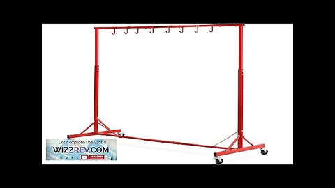 Newly Upgraded！VEVOR Painting Rack Adjustable Paint Hanger 8 Hooks Auto Body Painting Review