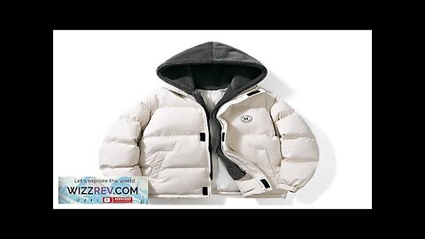 Winter Puffer Jacket Men Thick Warm Parkas Man Hooded Jackets Fake Two Review