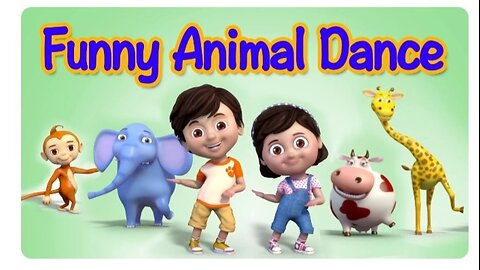 Funny Animals Dance Video for Children kids rhymes children rhymes