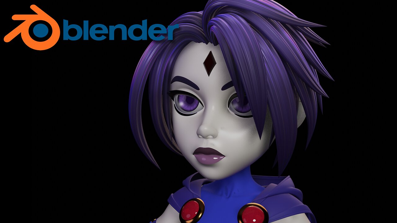 Blender - My First 3D Model - Raven