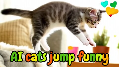 4 Funny cat videos cute cats | CATS JUMP FUNNY Cat videos Compilation #cat #cute #kitty #kittens