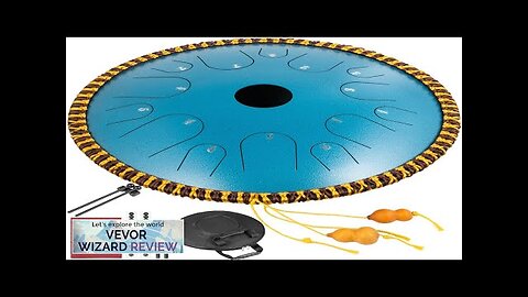 VEVOR Blue Tongue Drum 14 Notes Dish Shape Drum 14 Inches Dia. Review