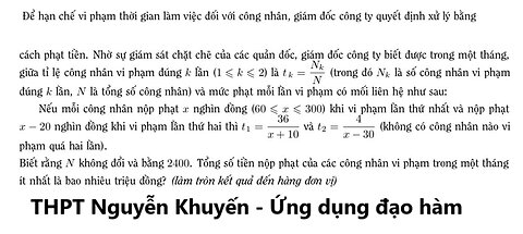 THPT Nguyễn Khuyến: Để hạn chế vi phạm thời gian làm việc đối với công nhân, giám đốc công ty quyết