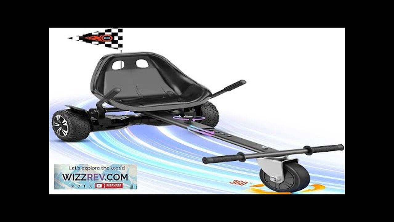 Gyroor Hoverboard Seat Attachment hoverboard go kart attachment with Adjustable Frame Review