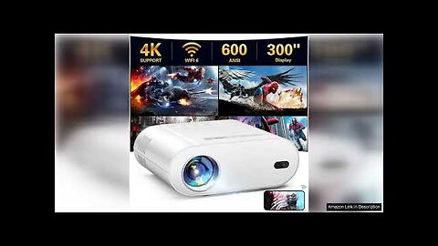 GooDee 4K Projector with WiFi and Bluetooth, Mini Projector Review