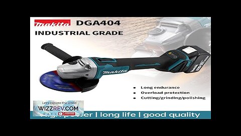 Makita 18V Battery 125mm 100mm M14 Brushless Angle Grinder Polishing Cutting Machine Review