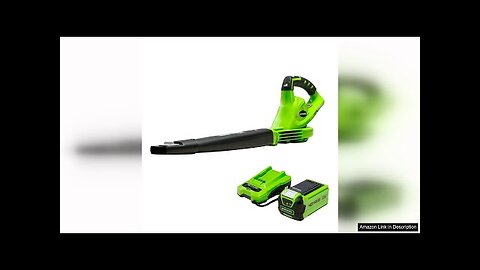 Greenworks 40V (150 MPH / 130 CFM) Cordless Leaf Blower, 2.0Ah Battery Review