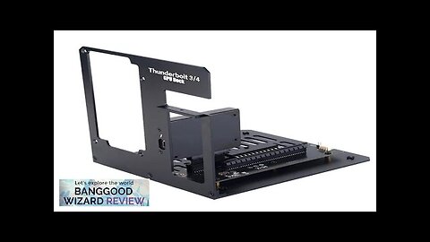 eGPU Thunderbolt3/4 to PCI-E Graphics Card External Bracket Stand ATX Power Supply Review