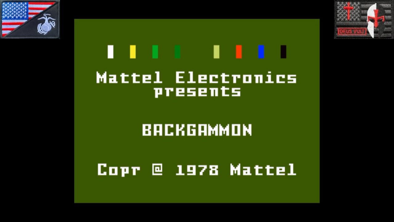 ABPA Backgammon (Mattel Electronics Intellivision - Attract Mode) [NA Only]