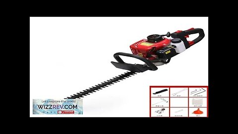 68CC Two-Stroke Gasoline Double-Blade Light Hedge Trimmer Tea Tree Pruner Backpack Garden Review