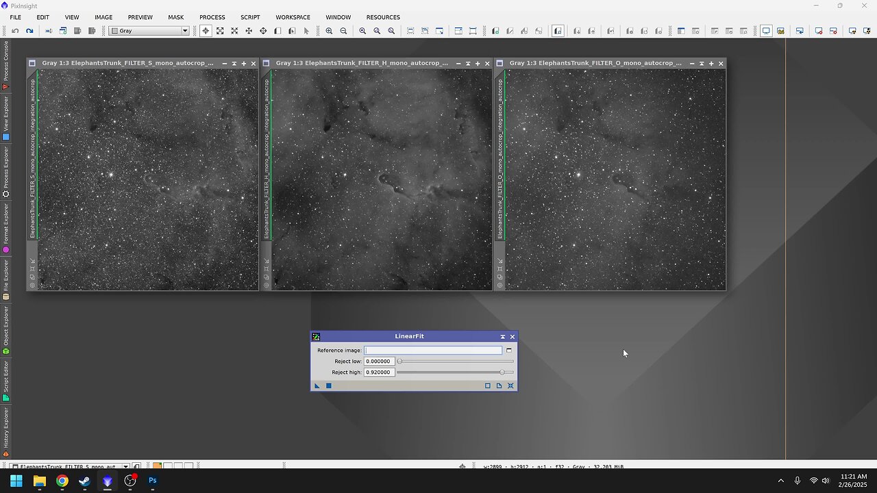 PixInsight Basics - Linear Fit