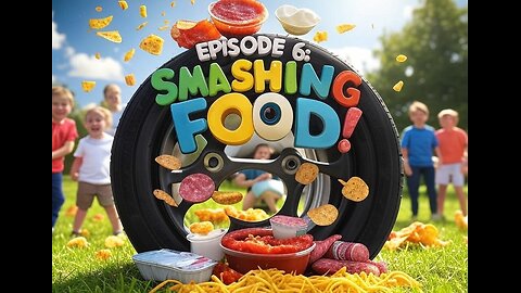 Smashing Food with a car Tire episode 6