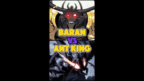 Baran vs Ant king #manhwa #sololeveling #sololevelinganime #webtoon #sololevelingarise #anime