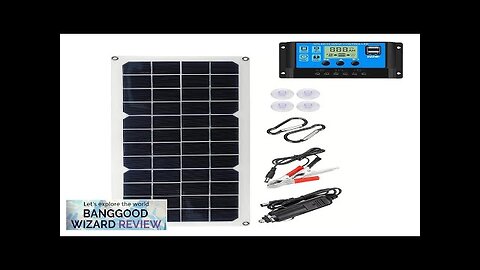 30W Mono Solar Power Charging Panel w Suckers & Carabiner for DUO Review