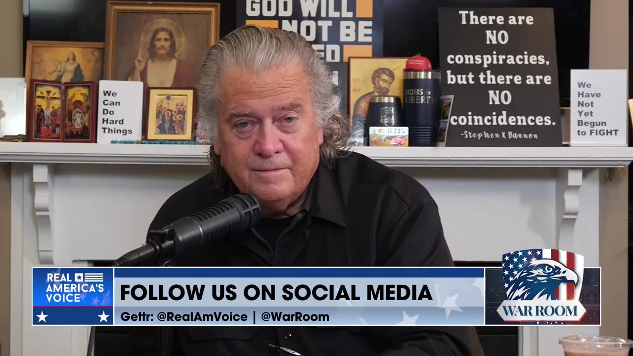 Steve Bannon - 'We’re Choking Off The CIA, We’re Choking Off The FBI.'