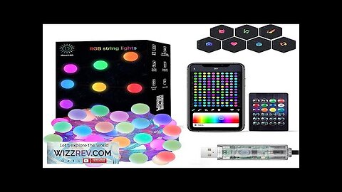 iDeal LED APP Smart Christmas Tree Small White Ball USB Magic Color Review