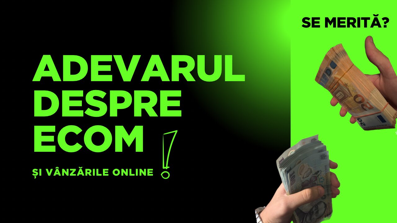 Adevarul despre ecom si vanzarile online