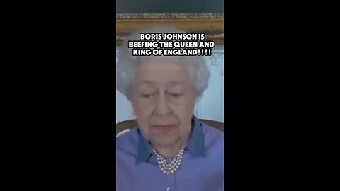 Queen lizzy and King Charles are beefing Boris Johnson