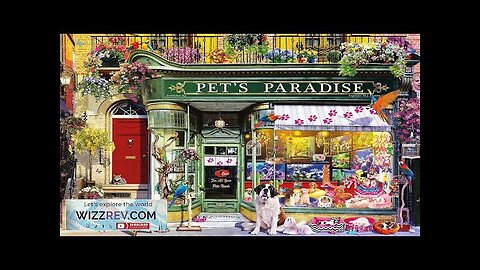 Ceaco Shop Windows Pet's Paradise 1000 Piece Jigsaw Puzzle Review