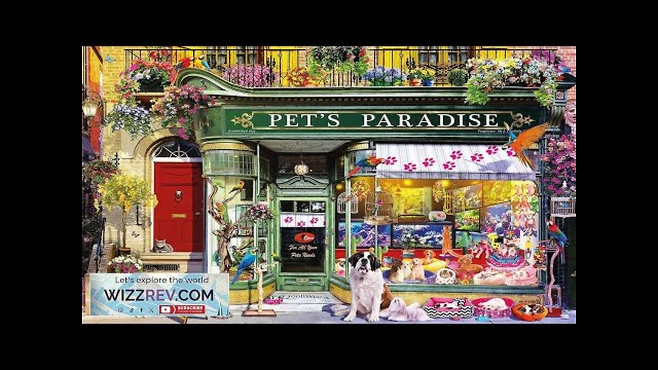 Ceaco Shop Windows Pet's Paradise 1000 Piece Jigsaw Puzzle Review