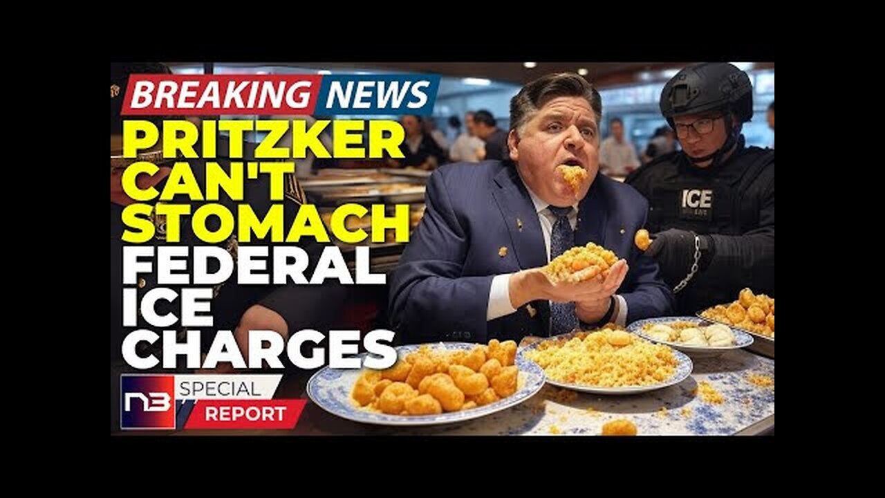 BREAKING: Watch Pritzker Get Fed A Slice Of Justice As ICE Raids Leave Him With No Appetite