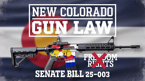 SB25-003: Is This the End of Colorado's Gun Ban?