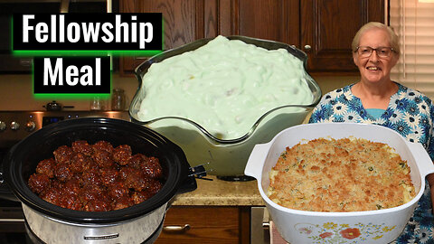 Delicious Pistachio Salad or Dessert and other Potluck Dishes, Inspirational Thought