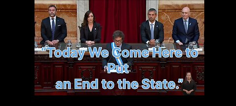 Milei “Today We Come Here to Put an End to the State.” [In English]