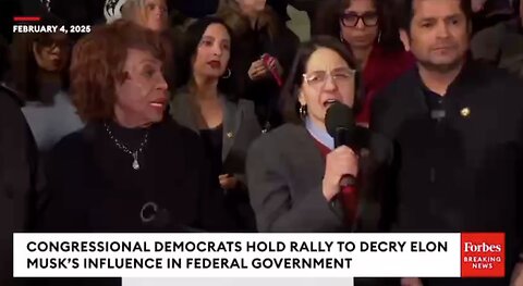 Unhinged Lesbian Tells Democrats at Anti-Musk Rally to "Get in Touch with Your Scrappy Little Dyke"