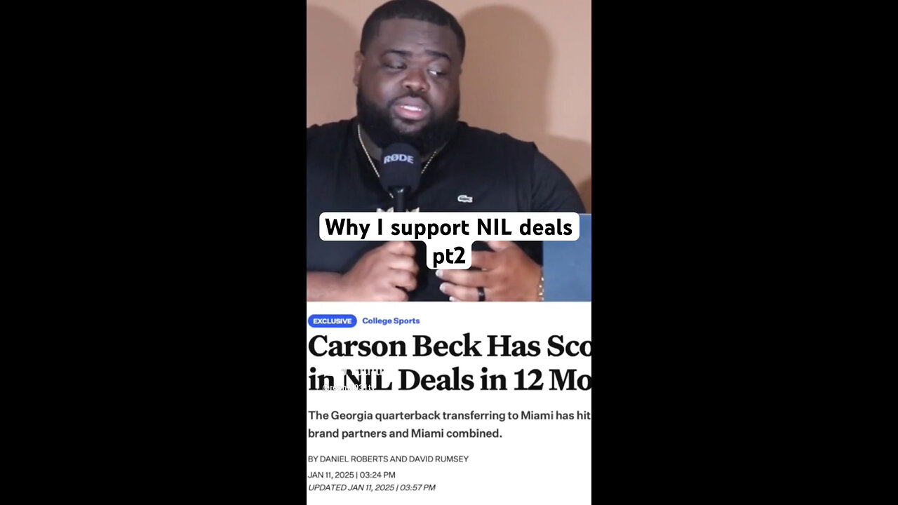 Why I support NIL deals pt2