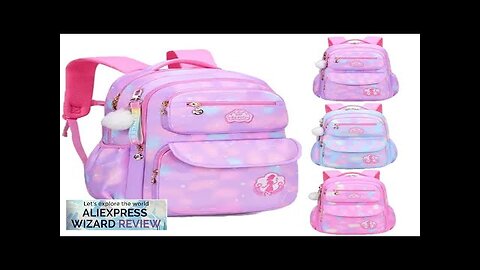 Girl Backpack Kid School Bag Back Pack For Teen Girl Children Pink Review