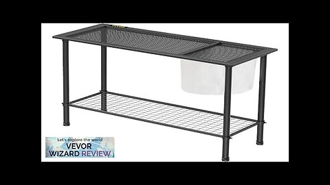 VEVOR Potting Bench 39" L x 15" W x 33" H Steel Review