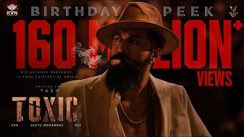 Toxic: Birthday Peek | Rocking Star Yash | Geetu Mohandas | KVN Productions | Monster Mind Creations