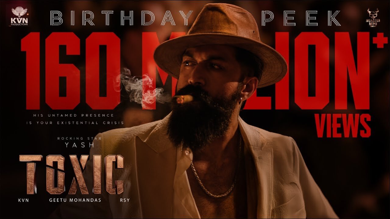 Toxic: Birthday Peek | Rocking Star Yash | Geetu Mohandas | KVN Productions | Monster Mind Creations