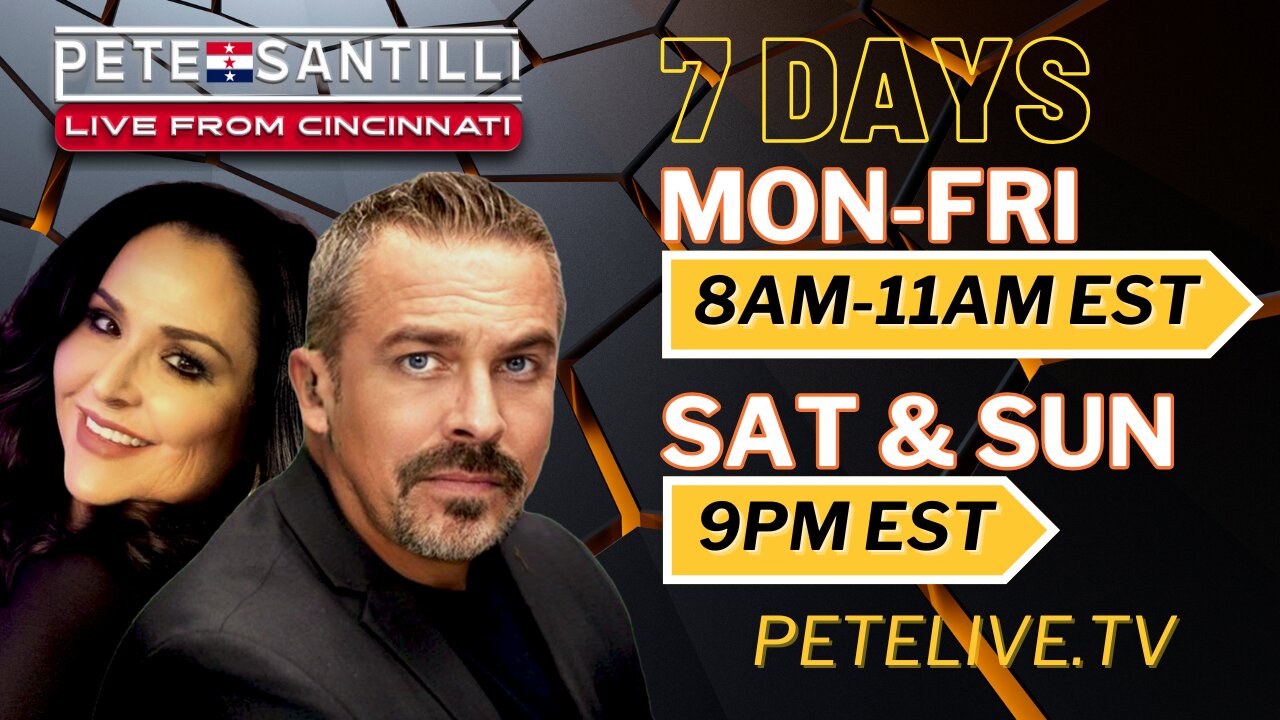 🚨THE PETE SANTILLI SHOW 24/7 FEED 🚨 LIVE SHOWS MON-FRI AT 8-11AM & 4-5PM