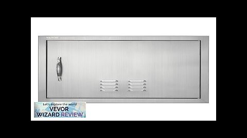 VEVOR BBQ Access Door 24W x 17H Inch Single Outdoor Kitchen Door Review