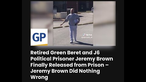 JEREMY BROWN IS FREE